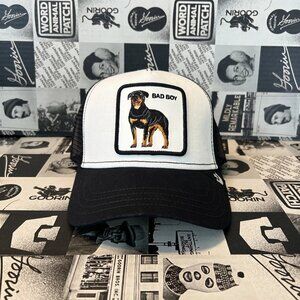 Authentic Goorin Bros The Baddest Boy Rottweiler "Bad Boy" Dog Hat (NWT)